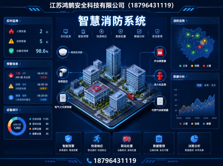 台州智慧消防系统展示图