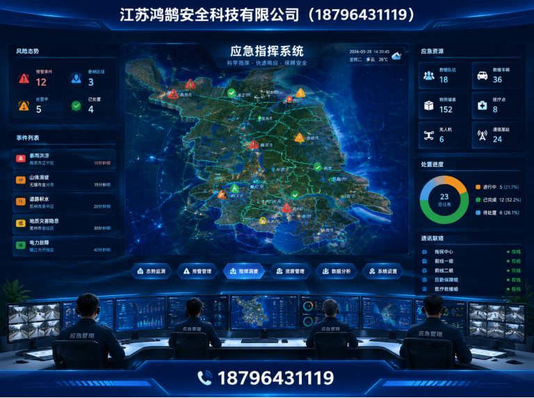 台州应急指挥系统展示图